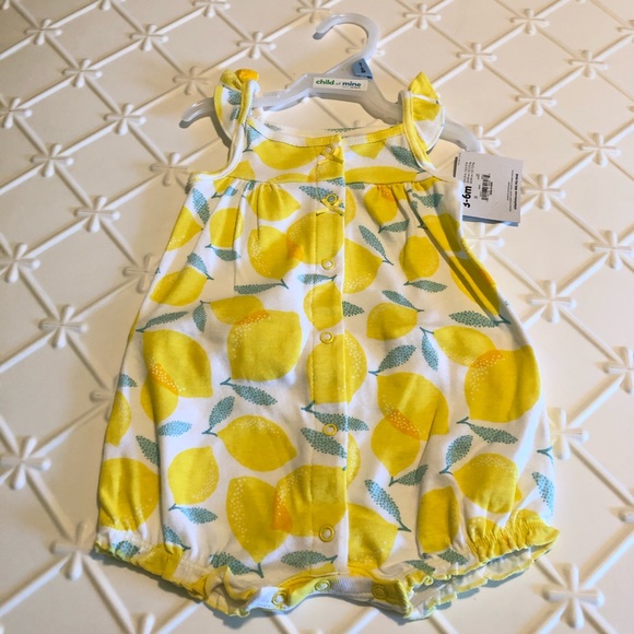 carter's lemon romper